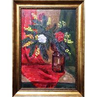 Свентоховская В.М. "Святочны нацюрморт" 43/58,5 с рамой (34х49см. без); К/м;