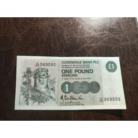Шотландия 1 фунт образца 1985 года UNC p211c