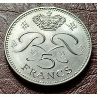 Монако 5 франков, 1974 редкая     С РУБЛЯ