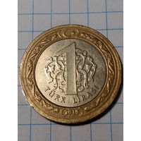 1 лира Турция 2019 год