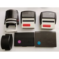 Оснастка штамп печать краска подушка. Одним лотом (5шт). Минск