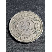Белиз 25 центов 1979