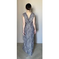 Сарафан леопард, макси длина, вискоза