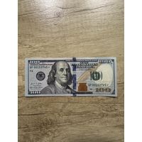 100 долларов со звездой низкий тираж 2021 год