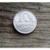Werty71 Латвия 10 сантимов 1922