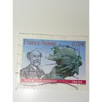 Франция год 2009 год посвященная скульптору Рене де Сен-Марсо.