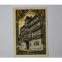 1921 год 25  пфеннигов  Германия нотгельд