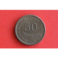 Гвинея 50 сентаво 1952 с 1 руб
