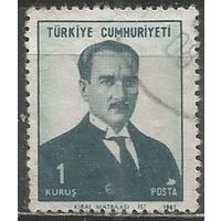 Турция. Кемаль Ататюрк. Первый Президент. 1968г. Mi#2082.