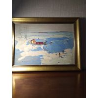 Плужник М.А."Зимнее утро" 1963 год