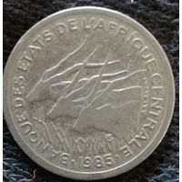 Центральная Африка (BEAC) 50 франков, 1985 г., отметка "А" - Чад, KM# 11