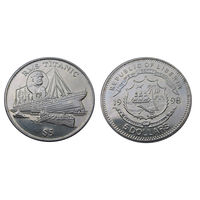 Либерия 5 долларов, 1998 Титаник