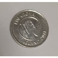 Исландия 1 крона, 2011