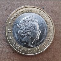 Великобритания 2 фунта 2016 г., 400 лет со дня смерти Уильяма Шекспира. Комедия, UC# 122