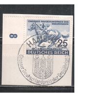 Германия-1942,(Мих.814)  гаш. , Лошади, Спорт, СГ