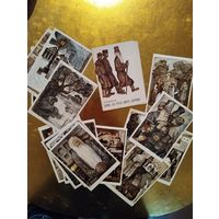 Н. Некрасов. Кому на Руси жить хорошо. Художник Н. Воробьев. Комплект из 16 открыток. 1975