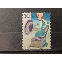 Япония, 1999. Граммофон. Mi-1,6 евро гаш.