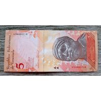 Werty71 Венесуэла 5 боливаров 2008 UNC банкнота