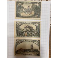 Нотгельд 10-25-50 пфеннигов Германия Эльгерсбург-0301