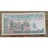 Werty71 Иран 200 риалов 1982 - 2005 UNC банкнота в/з - Имам Хомейни
