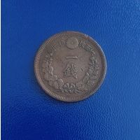 Монета Япония 1 сен 1877 г -4