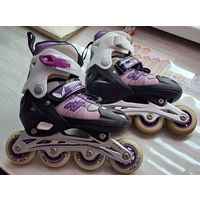 Ролики сиреневые, р.30-33, б.у в отличном состоянии