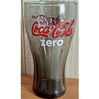 Стакан Coca-Cola Zero тёмное толстое стекло