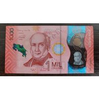 Коста-Рика 1000 колон 2019 UNC P-280a полимер