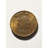 Мексика 5 сентаво 1975