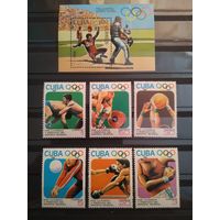 Куба 1984 г. Спорт.