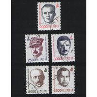 Польша 1991.12.20 (Mi)PL3352-3356 полн.сер.офицеры армии Крайовой в ВОВ - 2000zl,2500zl,3000zl,5000zl,6500zl (г) (a1-22 ТОРГ поштучно по запросу