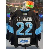 Свитер хоккейный игровой #22 VELMAKIN (домашний)