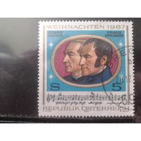 Австрия 1987 Рождество, композиторы