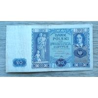 Werty71 Польша 20 злотых 1936 банкнота