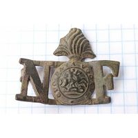 С рубля Нагрудный полковой знак Нортумберлендские фузилеры
