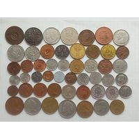 Монеты Европа 2 , 50 штук , без повторов .