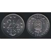 Нидерл. Антильские о-ва __km9a 2 1/2 цента 1984 год (_8 ТОРГ ЛЮБОЙ