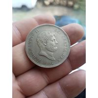 Италия (Неаполь и Сицилия) 120 гран 1854 Серебро Фердинанд 2.состояние