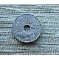 Werty71 Греция 10 лепт 1912 Сова амфора Филин Амфора