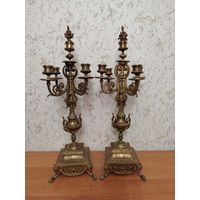 Бронзовые подсвечники (канделябры), без МЦ!!