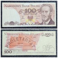 100 злотых Польша 1986 г.