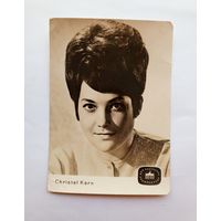Фотооткрытка Christel Kern, чистая. ГДР