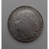 10 злотых 1933 г. Польша