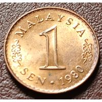 Малайзия 1 сен, 1980   магнетик    ( 1-1-8 )