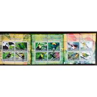 СЕРИЯ Блоков птицы  фауна MNH