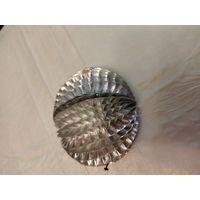 Бомбаньерка серебристая картон елочная игрушка