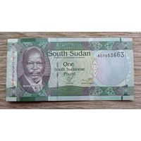 Werty71 Южный Судан 1 фунт 2011 UNC банкнота