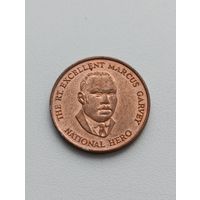 Ямайка. 25 центов 1996 года. (4)