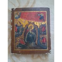Икона Огненное Восхождение Пророка Илии.