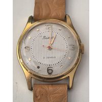 КРАСИВЫЕ!!! Позолоченные ЧАСЫ СССР. AU20.  РАКЕТА . На ходу..